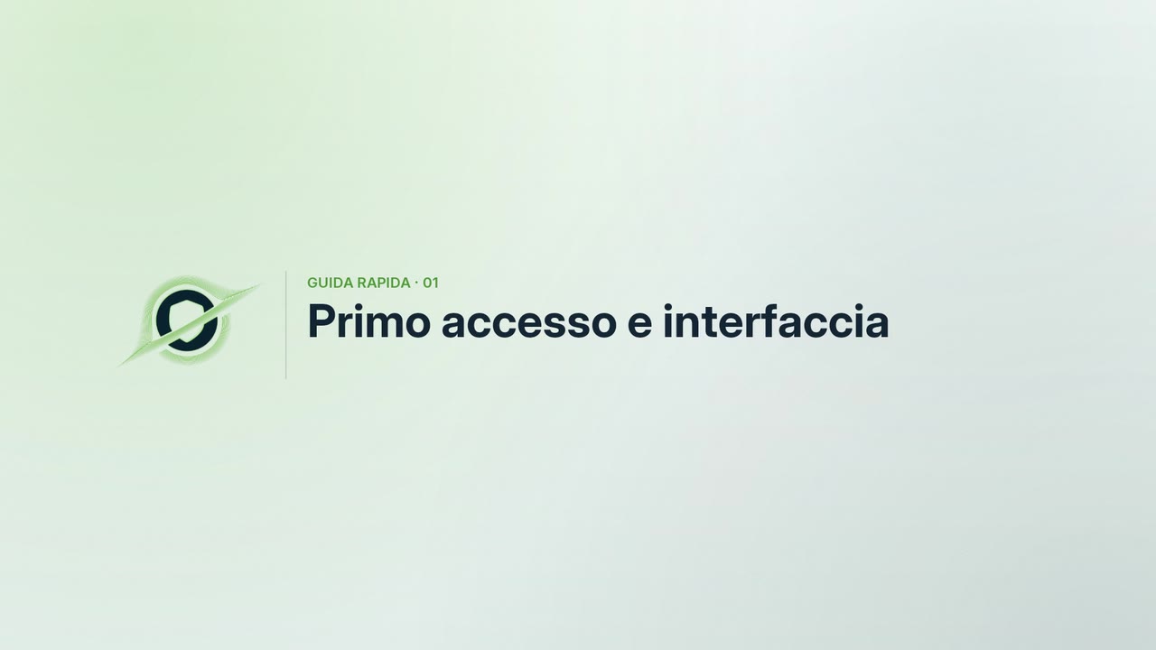 La copertina di una video lezione di ORIZON 01.